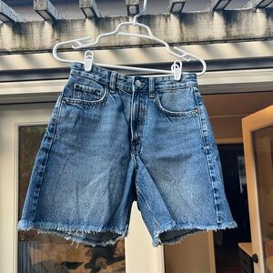 Pull&Bear Dark Blue Denim Shorts